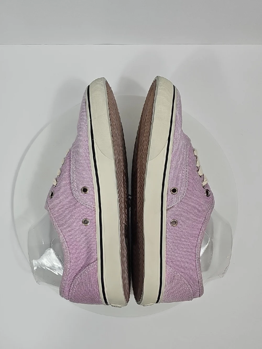 NWOT Re/Done 70s Low Top Skate Sneakers Faded Lilac Purple Canvas 40